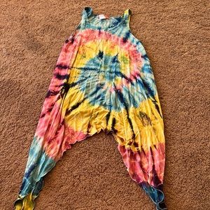 Worn once.  Pendulum Usa tie dye sleeveless uneven hem long top